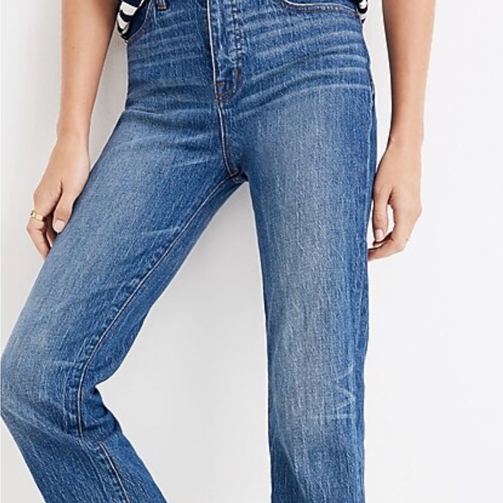 Madewell High Rise Classic Straight Jeans - Picture 2 of 7